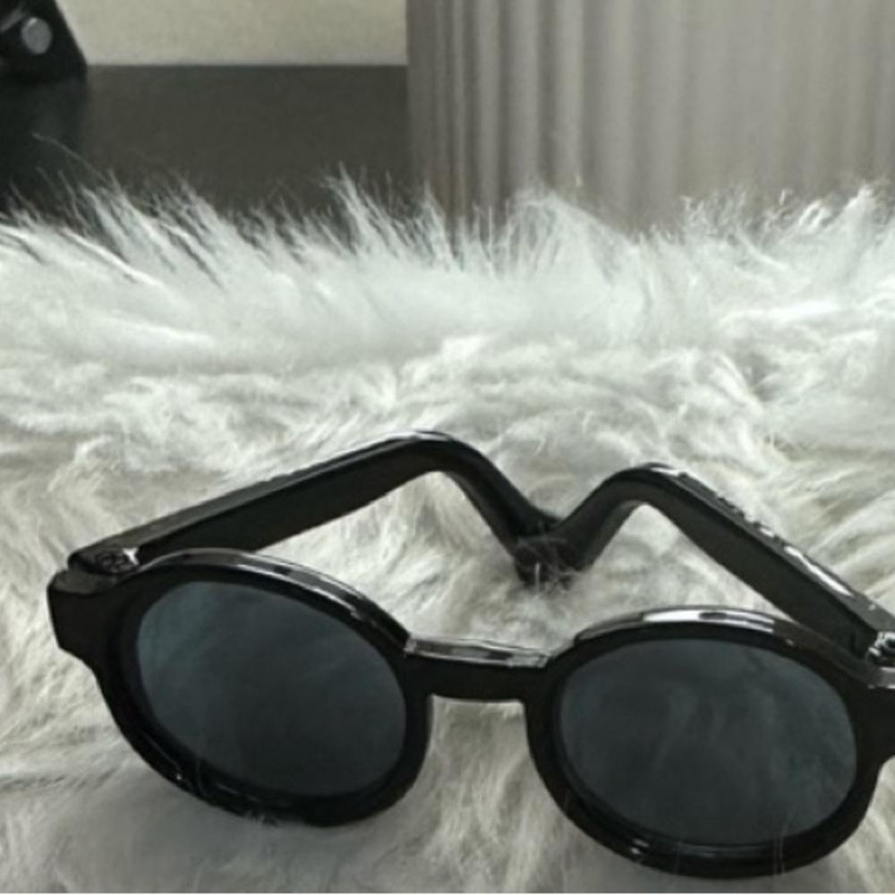 Stylish Black Round Sunglasses for Labubu